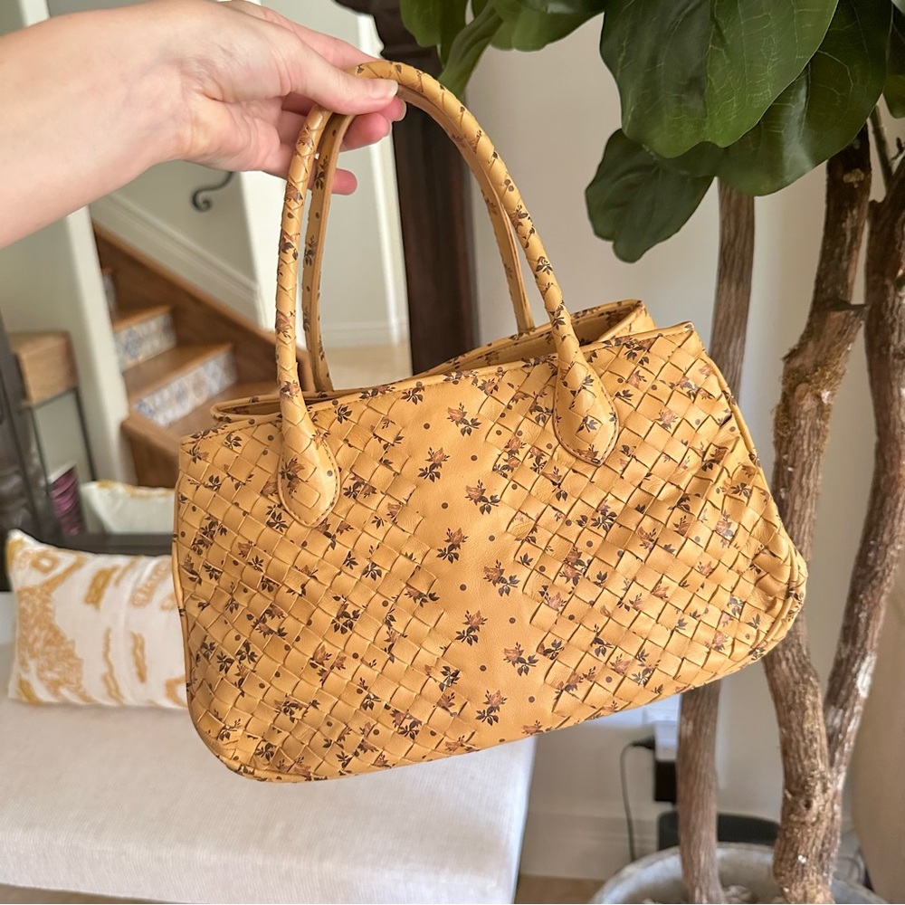 Bottega Veneta Intrecciato Floral Tote Bag